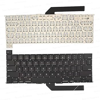 MacBookアクセサリー Macbook pro 2019 US keyboard Amazon.com: Nockchawon US Keyboard with Flex Cable + Screw